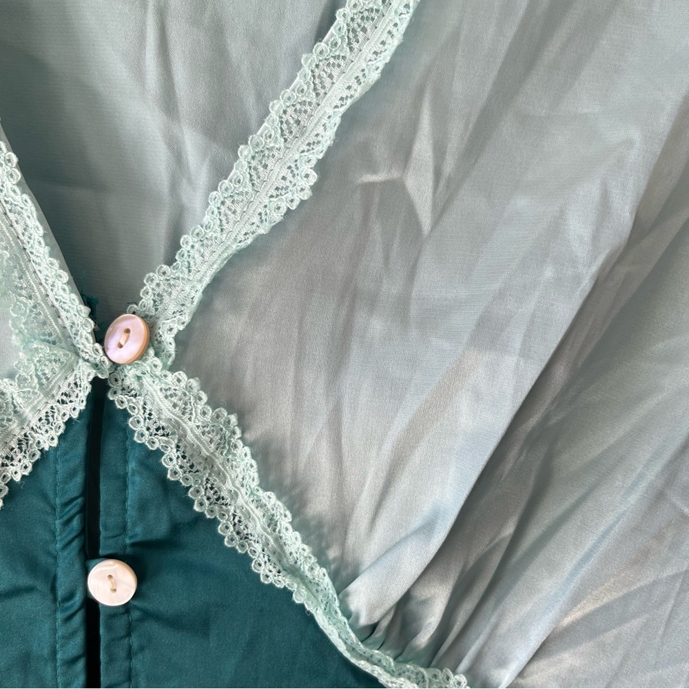 Cider Green and Blue Maxi Dress Size L - Picture 4 of 8